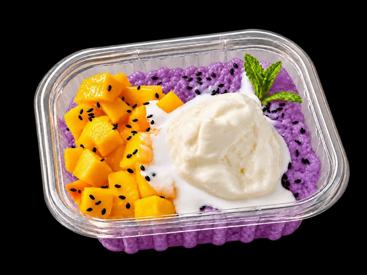 Ube Mango Sticky Rice